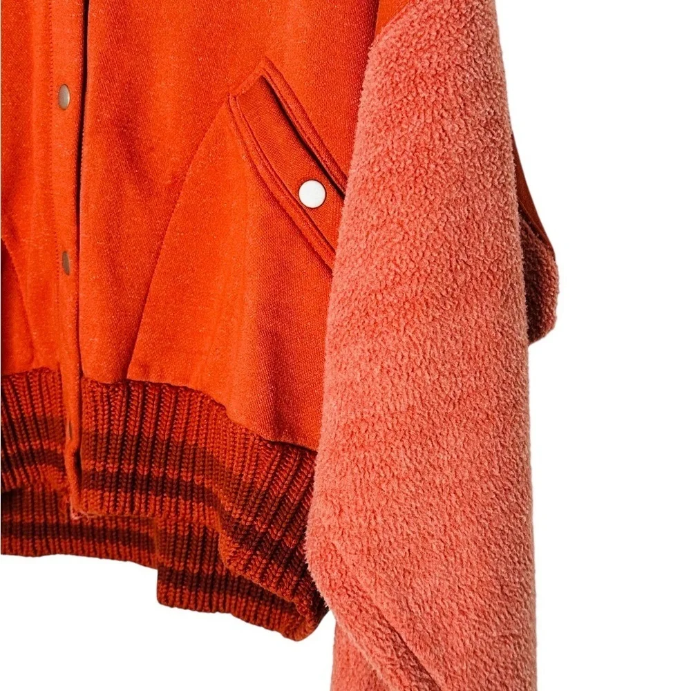 Free People Hollaback Jacket in Spiced Brandy L - Picture 6 of 10